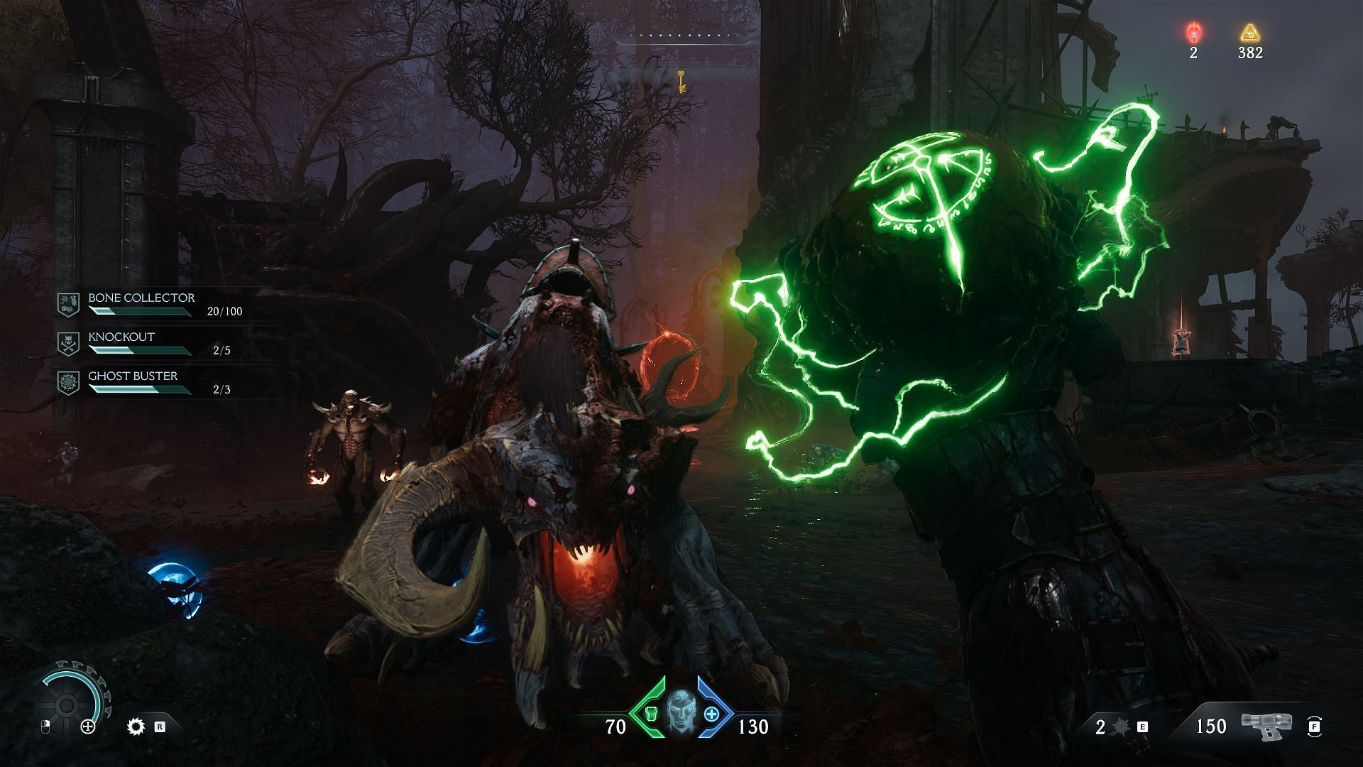 Kill the Pinky Rider to get the demonic essence (Image via Sportskeeda Gaming || Bethesda Softworks)